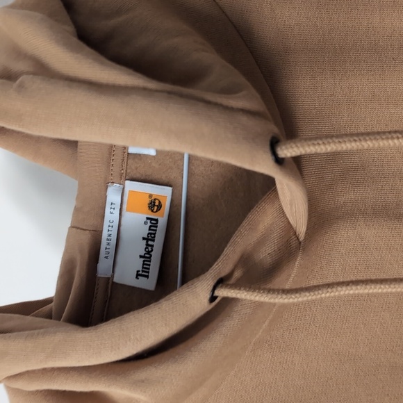 New With Tags! Timberland Beige Hoodie for Men Size XL - Picture 3 of 10